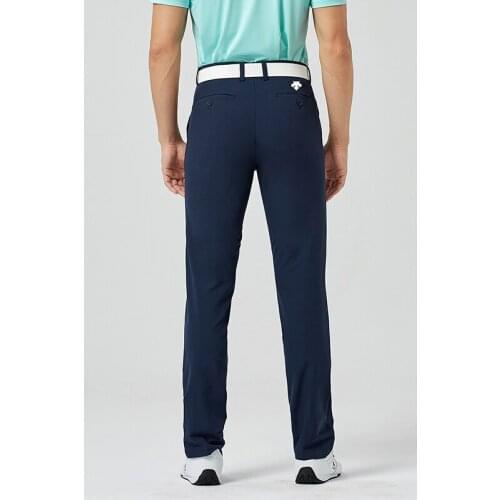 Mens Sport Casual Golf Pants Ventilated Quick Dry Summer