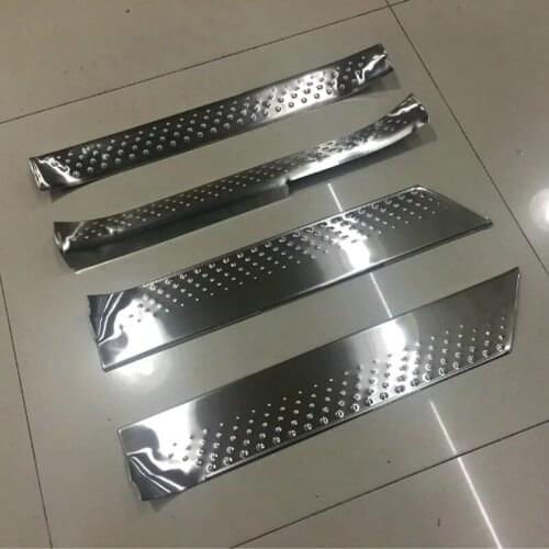 For Toyota Sienta NHP170 2015 2016 2017 2018 Stainless Steel Door Sil Scuff Plate Thresholds Pad Welcome Pedal 4pcs