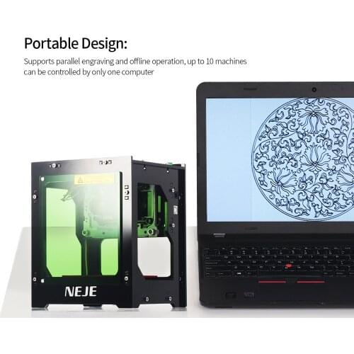 New Desktop Mini CNC Laser Engraver Professional Cutter 1500/2000/3000mW DIY Tools NEJE Engraving Wood Router Cutting Machine