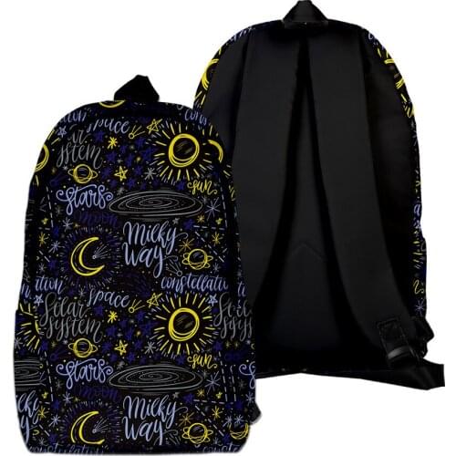 2020 New Fashion 3D Graffiti backpack Schoolbag Men/Women Shoulder Travel Bag Print Hip Hop Teenage Girls bag