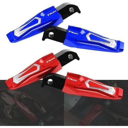 Motorcycle CNC Aluminum Rear Passanger Foot Peg Footrests For YAMAHA TMAX 530 TMAX 500 T-MAX 530 500 TMAX-530 Accessories