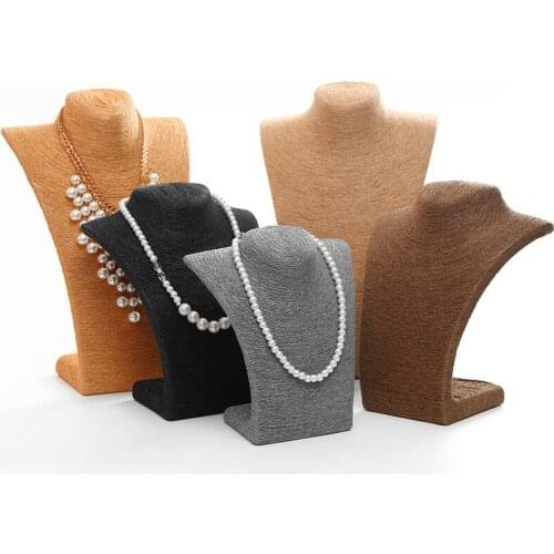 Pendant Necklace Chain Earring Jewelry Bust Display Holder Stand Showcase Rack jewelry display stand table display