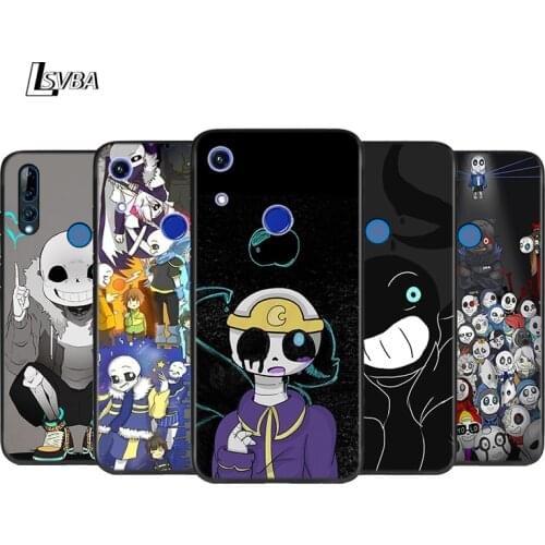 Undertale Sans Anime Silicone Cover For Honor 8 8A Prime 8X MAX 8C 8S 7A 7C 7S Play 3E V9 Pro Phone Case