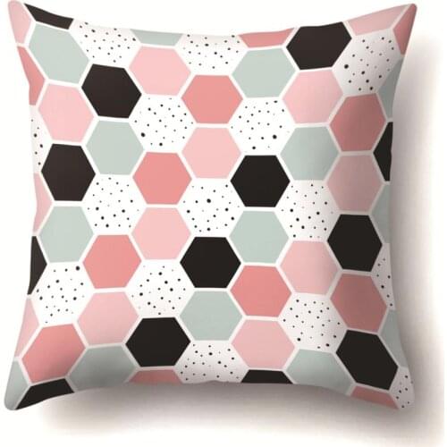 Modern Simple Decorative Pillowcases New Print Pillow Cases Polyester Cover Home Party Hotel Textile 45cm*45cm