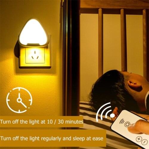 8M LED Night Light Dimmer Sconces Contemporary Lamp With Remote Control For Home
