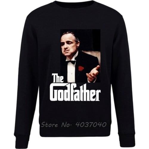 The Godfather Movie Mafia Crime Brando Hoodie Custom Made Good Quality Men Casual Pullovers Sweatshirt Harajuku Streetwear