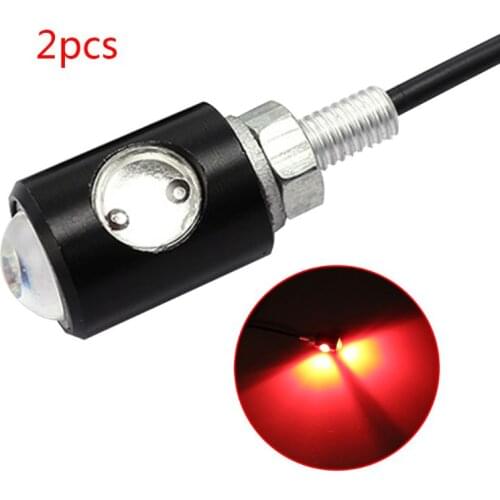 1Pair Universal Motorcycle LED Mini Turn Signal Eagle Eye Shape Turn Indicators Dropshipping