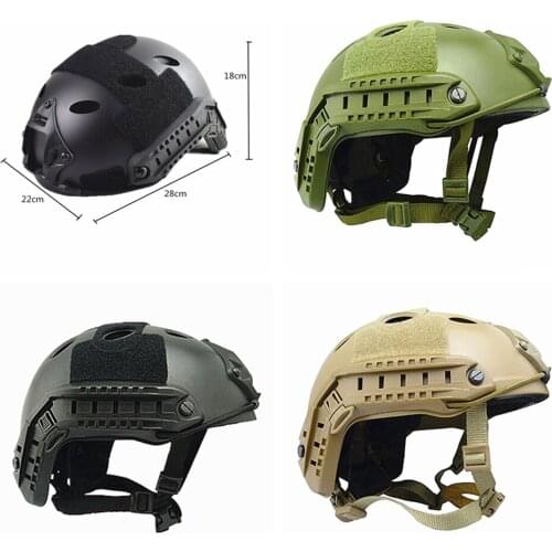 FIRECLUB Military Tactical Helmet Protection Combat Hunting Skydiving Helmet Airsoft Sports Riding Helmet Cover Wargame Gear