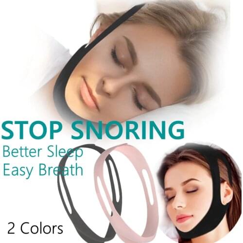 1PCS Anti Snoring Chin Strap Belt Stop Snoring Posture Corrector Belt For Woman Man Sleep Apnea Jaw Personal Health Care