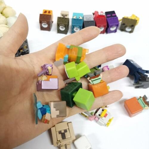 10~20pcs/set Hotsale My Little World Blocks Toys Anime Figure Blocks Model Dolls Kids Toy Gift