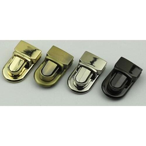 10 PCS/lot) Wholesale handbag hardware accessories New handbag metal multi-color lock