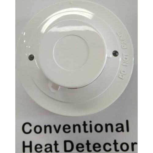 2-wire Conventional Heat Detector Temperature Detector Dual LEDs thermal sensor for fire protection system