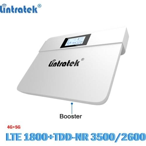 2021 4G 5G Lintratek Cellular Signal Booster TDD NR41 3500 NR78/42 2500 LTE 1800 65db gain 20dbm Full kit Amplifier Gobla Versio