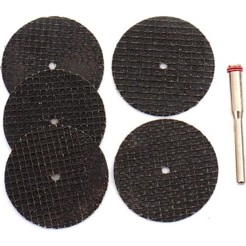 5pcs Cutting Disc Tool for Cutting Stone Diamond Abrasives Rotary Tool Circular Saw Blades Diamond Grinding Wheel with Pole