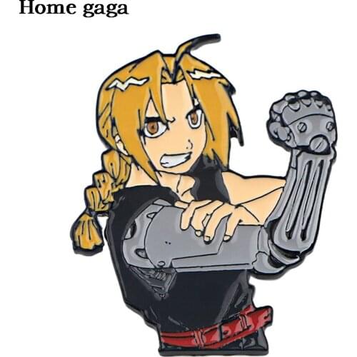 DB181 Homegaga Anime Cartoon Metal Pin Badge Clothing Badges Backpack Bag Clothing Decorative Brooches