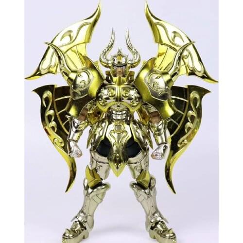 Special Pirce CS Model Saint Seiya EX Taurus Aldebaran God Cloth PVC Action Figure Model Toys Metal Armor Gold Saint Figurines