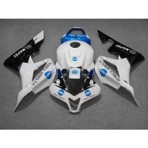 NEW blue white black Fairing kit for CBR600RR F5 07 08 CBR 600RR 2007 2008 CBR600 Motorcycle Fairings set+gifts set HC23