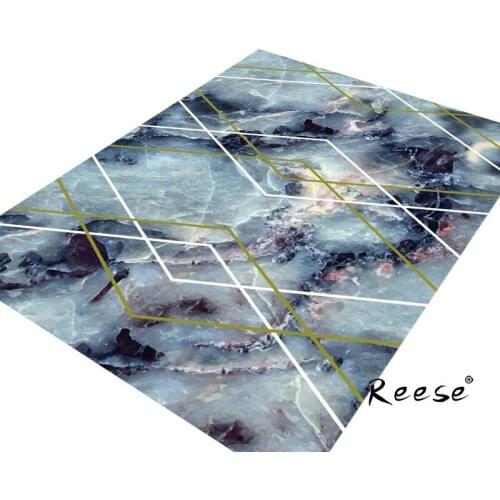Lint Free Printed Carpets Living Room Marble Pattern Home Decor Area Rugs For Kitchen Bedroom Anti Slip Bottom Unfading Washable