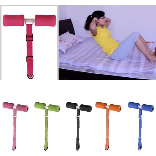Bed Sit Up Assistant Bar Adjustable Strap Door Mattress Crunches Abdomen Trainer Portable Lightweight Fitness Equipment