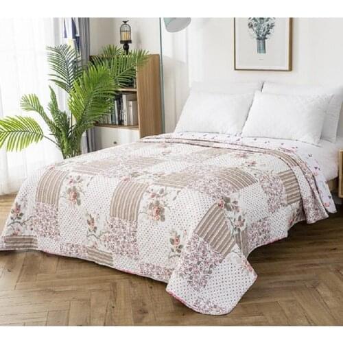 Summer Quilted Bedspread Quilt Throws Blanket Plaids Coverlet (NO Pillowcase) Bed Cover Quilting Home Textiles