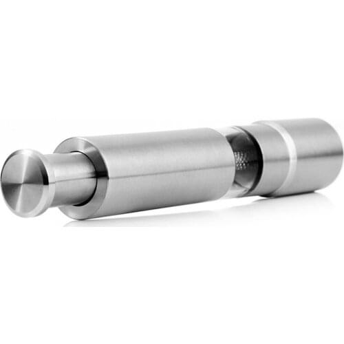 2 In 1 Manual Salt Pepper Stainless Steel Mill Herb Spice Grinder Hand Shaker Pepper Mill Pepper Grinding For Restaurant