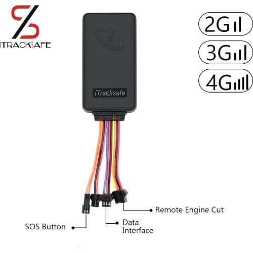 ITracksafe 2G 3G 4G lte smart mini vehicle locator car GPS Tracker for car auto moto auto with free tracking apps