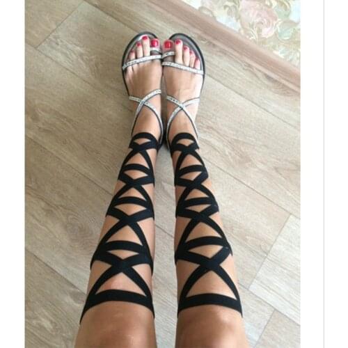 1 Pair Leg Ring Strap Women Sexy Leg Garter Belt Pastel Gothic Harness Bondage Women Legs Binding Band Black