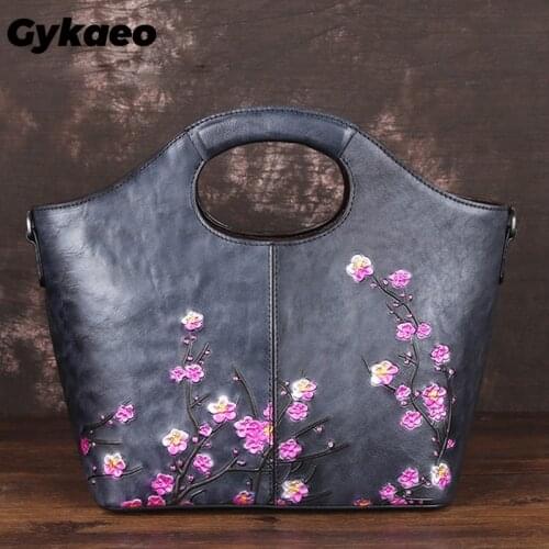 Luxury Handbags Women Bags Designer Printing Flower Tote Bag Ladies Genuine Leather Crossbody Shoulder Bags for Women Handbag