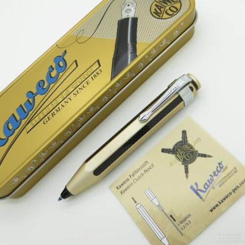 Kaweco 10000621 Ac Sport Ballpoint Pen Black Champagne | İsme Special Pen