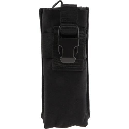 Outdoor Large Size Walkie Talkie Pocket Outdoor Mineral Water Bottle Bag Walkie Talkie Holder Holster Case Camouflage Pocket