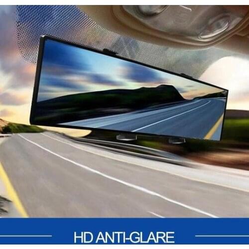 Widened Rearview Mirror No Blind Spot Mirror Large Anti Glare Proof Car Rear View Mirror Angle Panoramic Car Interior Frame