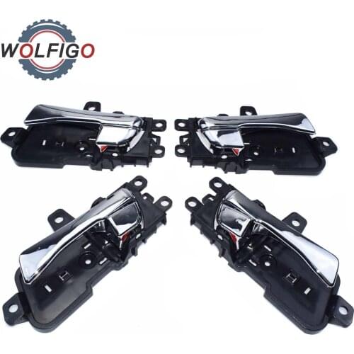 WOLFIGO Front Rear Left Right Interior Inside Door Handle for Hyundai Sonata 2011 2012 2013 2014 826103S000 82620-3S010