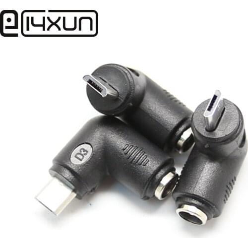 1pcs DC 5.5mm x 2.1mm 5.5/2.1mm DC Female to Micro USB B Male Charge Adapter Converter Connector for Android Cell Phone Tablet