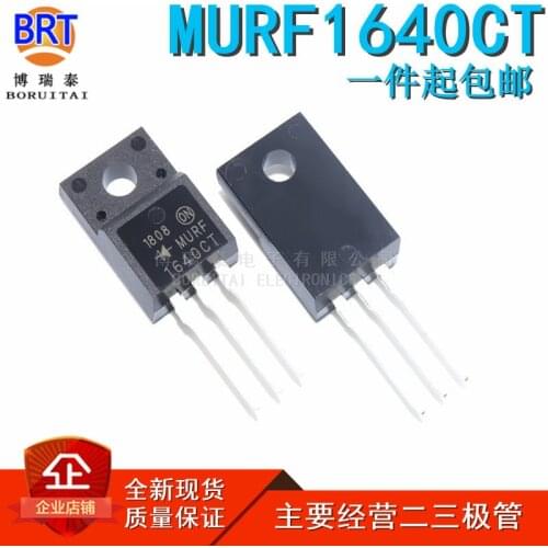 10pcs/lot MURF1640CT MURF1640 1640CT Fast-Recovery Diode TO-220F New off-the-Shelf