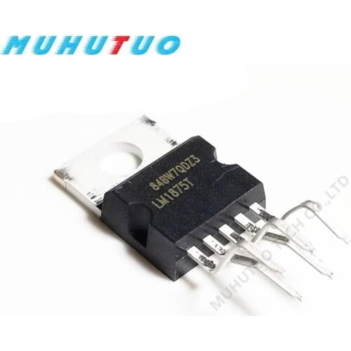 10PCS LM1875 LM1875T inline 5-pin TO-220-5 20W audio power amplifier
