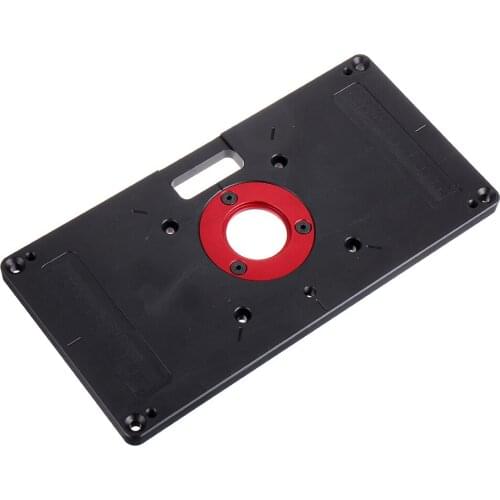 235x118mm Aluminum Alloy Router Table Insert Plate Professional Type for Makita Router Trimmer Woodworking Tool