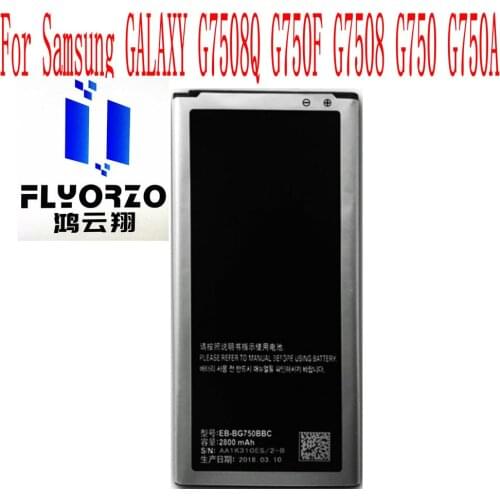 High Quality 2800mAh EB-BG750BBC Battery For Samsung GALAXY Mega A2 G7508Q G750F G7508 G750 G750A Mobile Phone