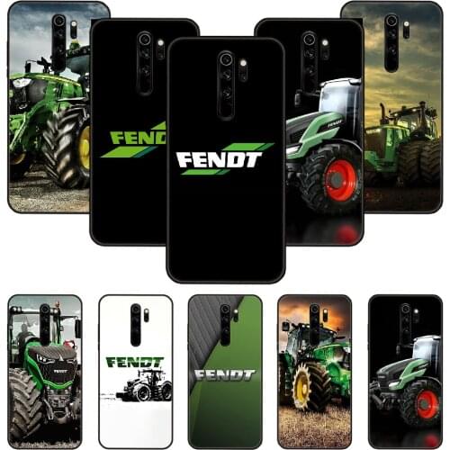 Phone Case For Xiaomi Redmi Note 8 8T 7 7A 9 9S 8A 4 5 Pro Black Cover Back Soft Etui 3D Waterproof Art Funda Fendt Tractor
