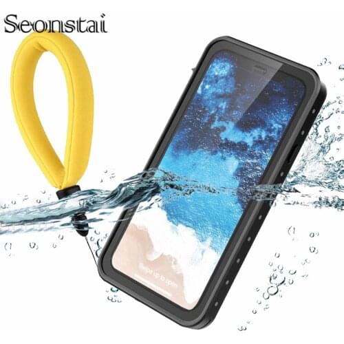 XS Max Waterproof Armor Case for iPhone XR XS Max Clear Back Cover Shell for iPhone XS 10 Underwater Swimming Diving Funda Capa