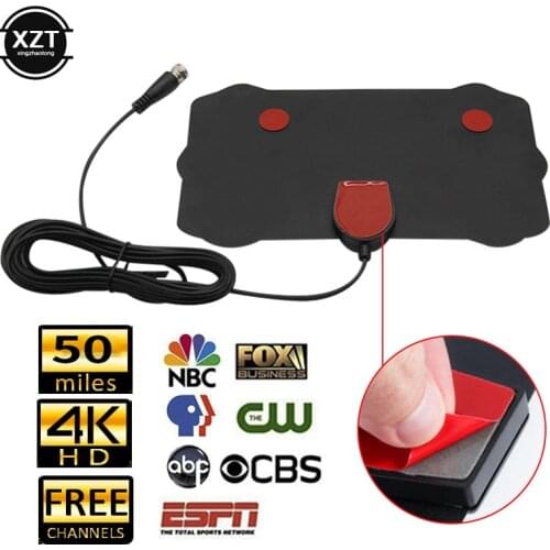 1080P Indoor Digital TV Antenna HD Satellite Signal Receiver Amplifier 4K TV Radius Surf Fox Antena HDTV Antennas Aerial Booster