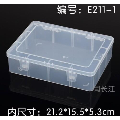 E211-1 Air Box Hardware Parts Box Original Box Translucent Pp Large Tool Box