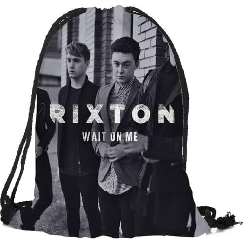 Custom Rixton Drawstring Bag Silk Soft Bag Large Sapacity Custom Logo Printing Backpack More Size