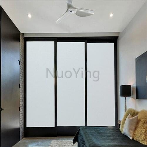 Frosted Static Decorative Self-adhesive Glass Sticker For Window Privacy Film Film Anti-ultraviolet Thermal Control Window Stick
