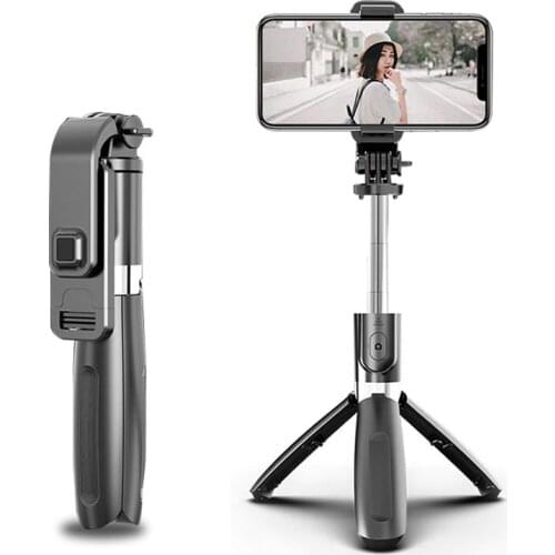Multifunction Detachable Action Camera PTZ Smartphone 4-6.2'' iOS Stabilizer Bluetooth 4.0 Wireless Remote Selfie Stick Tripod