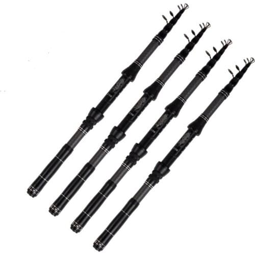 2021 New Carbon Bait Fishing Rod Portable Multifunctional Rotating Rod Carbon Carp Fishing Tackle 1.8M 2.1M 2.4M 2.7M 3.0M