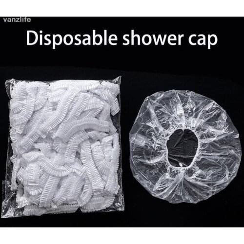 Disposable bathing cap female waterproof head cover bathing shower adult hair dye heating thickened kitchen oil smoke proof cap