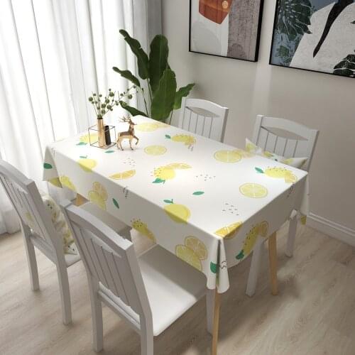 Nordic simple fashion disposable PVC table mat table mat ins wind tablecloth waterproof and oil-proof tablecloth
