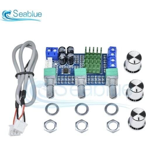 TPA3116D2 Audio Amplifier Board DC12-24V 2x80W High Power Digital Stereo Volume Control Sound Board Car Speaker HIFI Module