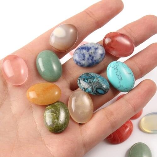 10pcs Mixed Oval Round CAB CABOCHON Turquoise Amethyst Agates Stone Beads For Jewelry Making DIY Handcrafted Jewelry Making Ring