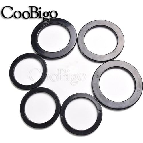 100pcs Dress Bag Plastic O Ring Buckle Sewing Craft Accessories Hardware
